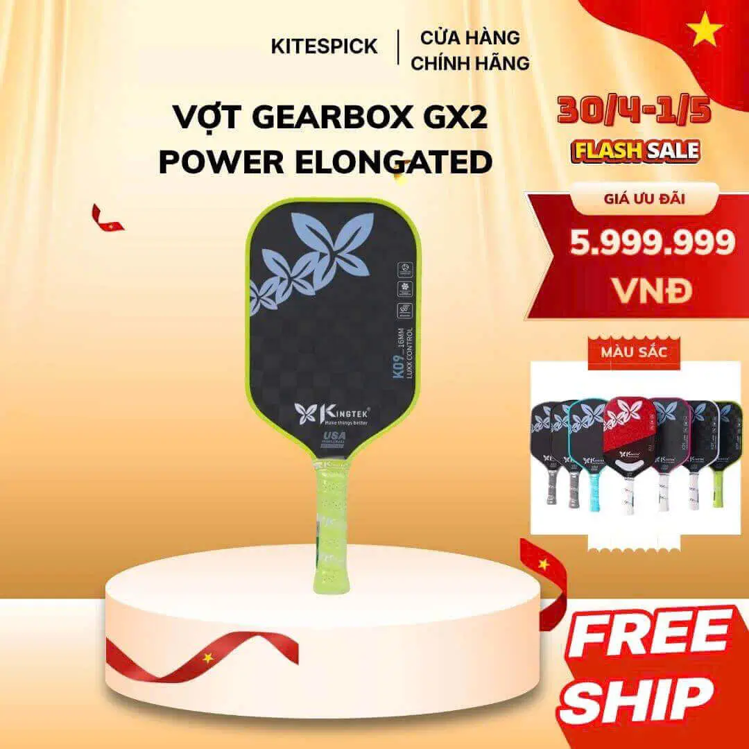 Vợt Gearbox GX2 Power Elongated Limited Edition