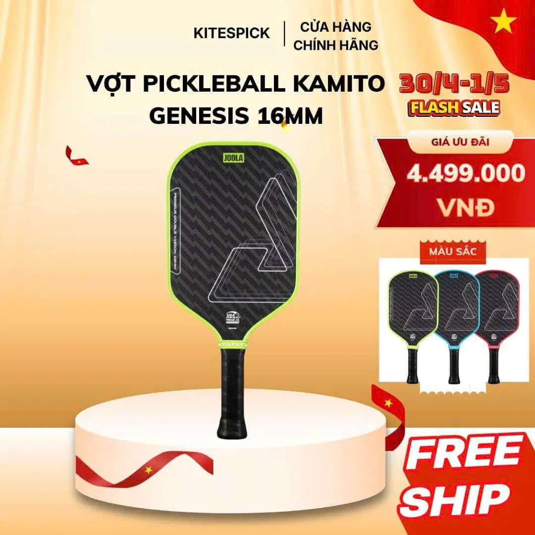 Vợt Pickleball Kamito Genesis 16mm