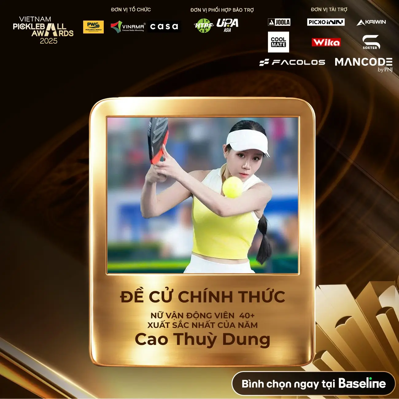 TOP NỮ VĐV 40+ XUẤT SẮC NHẤT CỦA NĂM